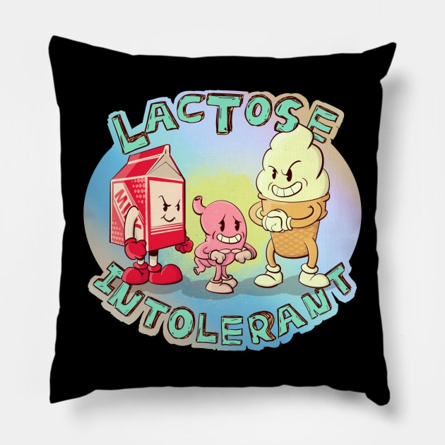 Lactose Intolerant Pillow by LVBart