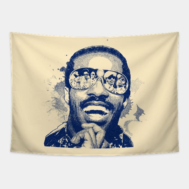 Stevie Wonder Tapestry by Angelmuvon