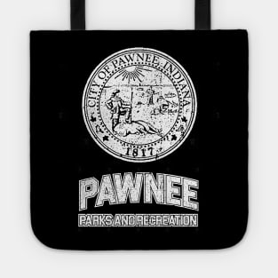 Pawnee Parks and Rec On white Tote