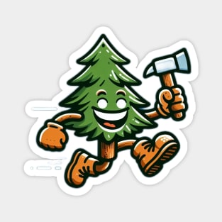 Happy Tree Helper Magnet