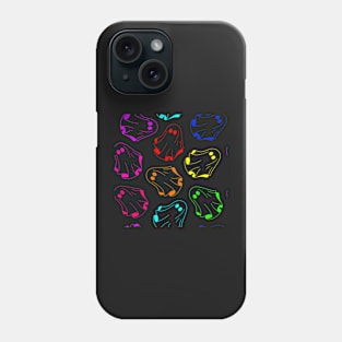 Rainbow Ghosts - Halloween Phone Case