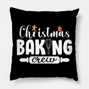 Christmas Baking Crew Funny Christmas Holiday Cookies Gift Pillow