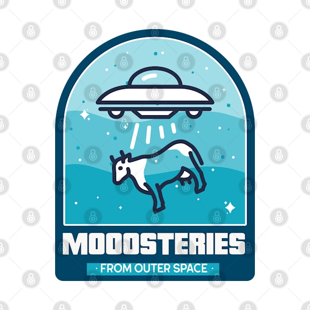 Alien abducting moo cow mysteries from outer space by PunManArmy