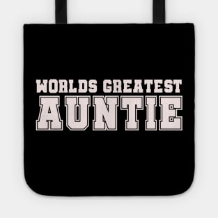 Worlds Greatest Auntie Tote