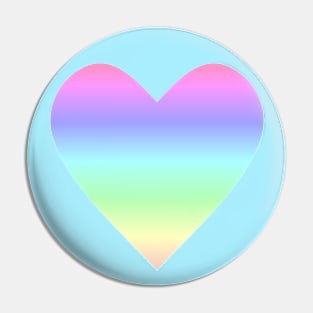 Heart multiple gradient Pin