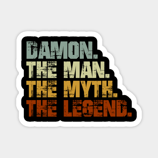 Damon The Man The Myth The Legend Magnet by designbym