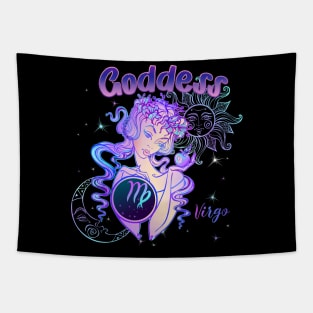 Zodiac Virgo Goddess Queen Horoscope Tapestry