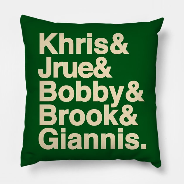 Milwaukee Jetset Pillow by huckblade