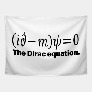 Paul Dirac Equation Tapestry