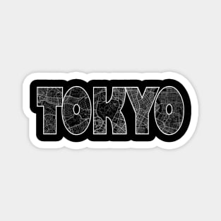 Tokyo Street Map Magnet