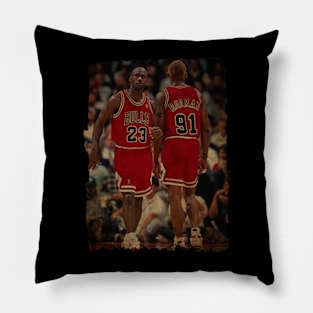 MJ and Rodman Vintage Pillow