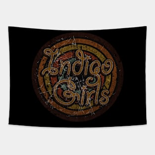 Indigo Girls vintage design on top Tapestry