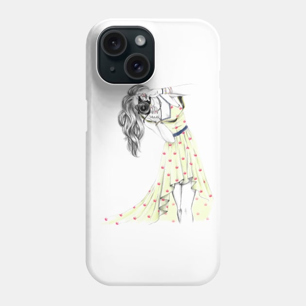 Photographer Girl Phone Case by dejaliyah