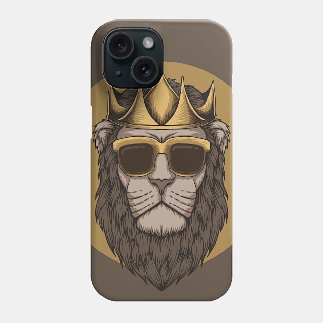 King of the Jungle | Cool Lion Head Phone Case by SLAG_Creative