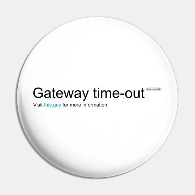 Gateway Timeout Pin by bobyberto