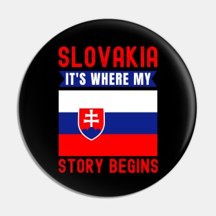 Slovakia It's Where My Story Begins Pin