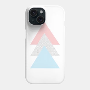 Three calm scandinave triangles Phone Case