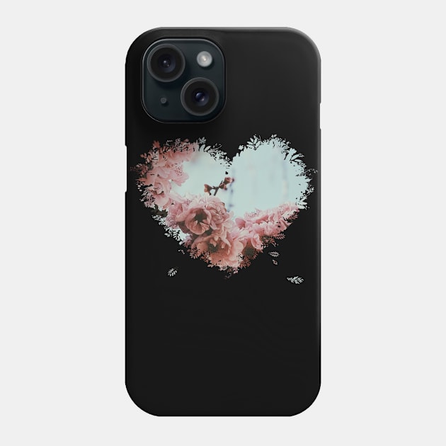 Flowers & Heart Phone Case by SNZLER