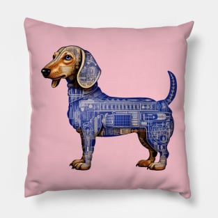 Wiener Blueprint Pillow