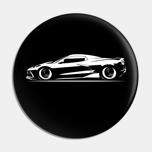 2020 Corvette C8 Convertible Pin by fourdsign