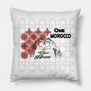 Proud Of Moroccan One Heart Best Mosaic Pillow