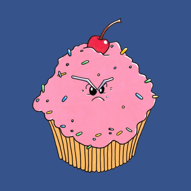 Angry Cupcake by russellvanhorn