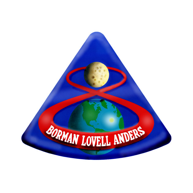 apollo 8 mission "patch" artwork by WarDaddy