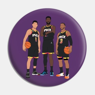 Phoenix Basketball Big 3 Pin