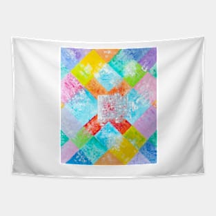 Patchwork sky Tapestry