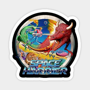 vintage space harrier Magnet