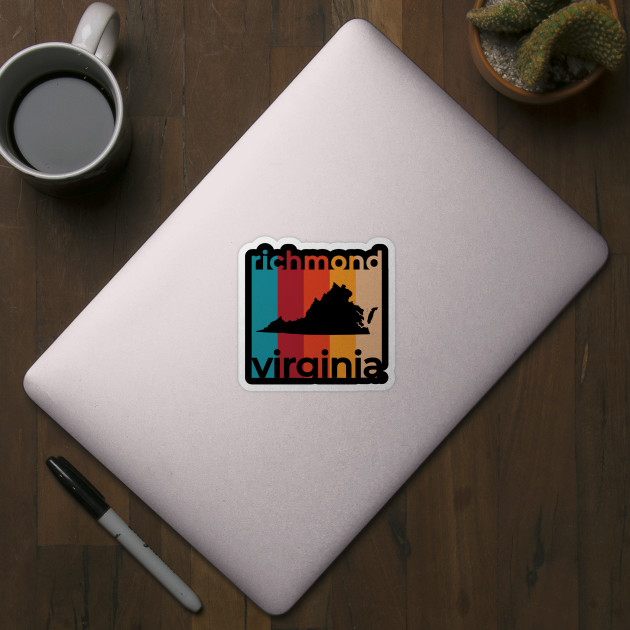 Richmond Virginia Retro - Richmond - Sticker