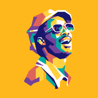 Stevie Wonder WPAP Limit Color T-Shirt