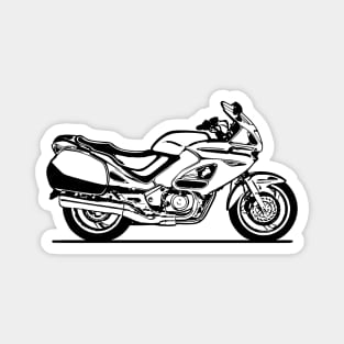 NT650V Deauville Motorcycle Sketch Art Magnet