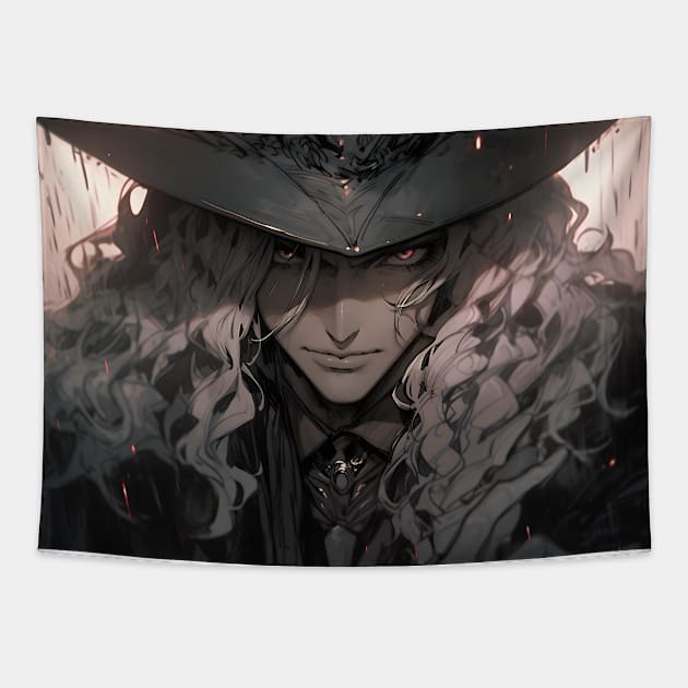 Hunters of the Dark: Explore the Supernatural World with Vampire Hunter D. Illustrations: Bloodlust Tapestry by insaneLEDP