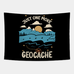 Just One More Geocahing Geocacher Geocache Geocaching Tapestry