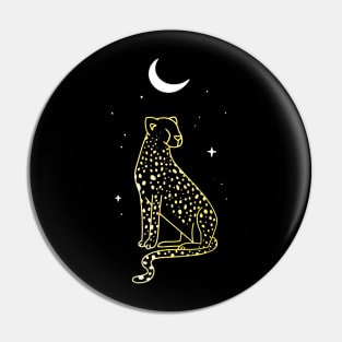 Yellow Cheetah Pin