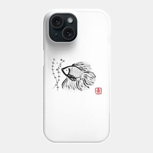 Betta Fish Samurai Style Phone Case