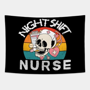 Santa's Favorite Night shift Nurse Tapestry