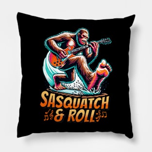 Sasquatch And Roll Pillow