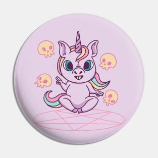 Summon Your Magic: Unleash the Power of Cute with Unicorn and Skulls! Pin