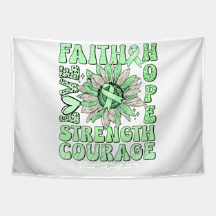 Chronic pelvic Pain Awareness - Sunflower strong faith love Tapestry