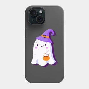 kawaii halloween ghost Phone Case