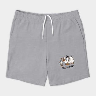 Trick or Honk Halloween Goose Design Shorts