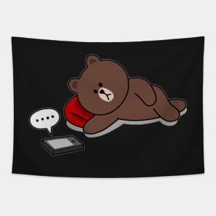 brown and cony Tapestry