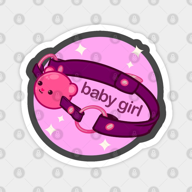 Baby Girl Magnet by LVBart