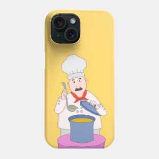 Mustachioed Chef Phone Case