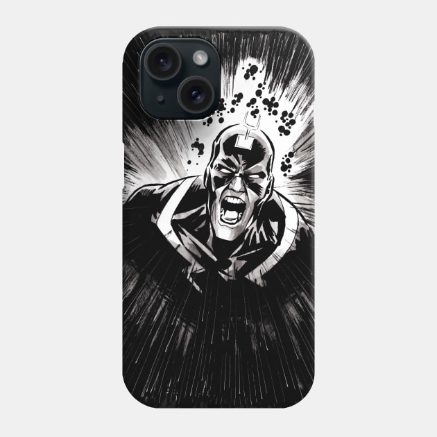 Black Bolt Scream Phone Case by Jomeeo