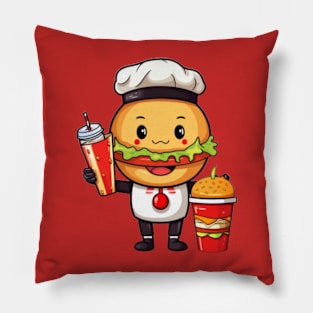 kawaii  junk food T-Shirt cute  funny Pillow