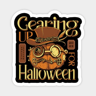 Gearing up for Halloween Magnet