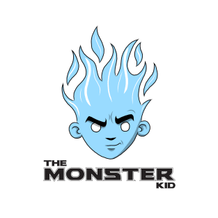 The Monster Kid (White and Blue) T-Shirt